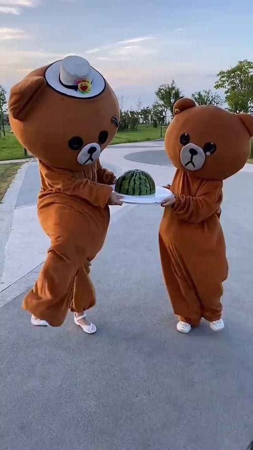 吃瓜小熊王,吃瓜小熊王的趣味食光之旅