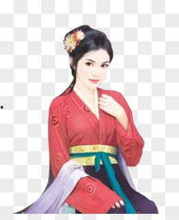 汉服吃瓜姿势图片女生,吃瓜姿势下的古典韵味